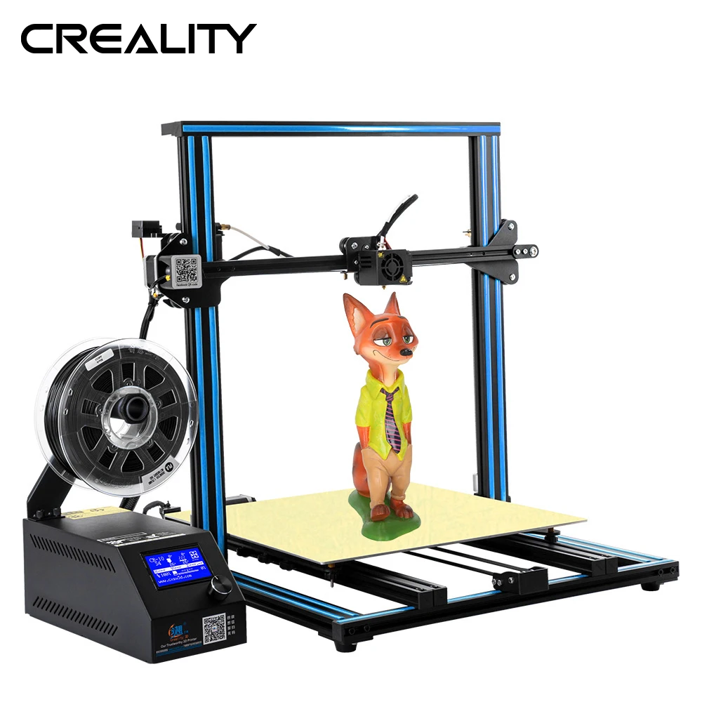 Оригинальная поставка CREALITY 3D принтер CR 10 S4 Dua Z Rod монитор наполнителя будильник