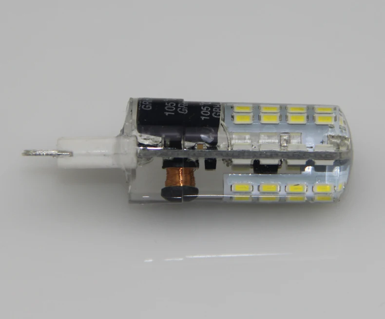 

10 pcs/lot G9 3014 SMD 64 Leds 6W High power LED Crystal lamp light LED Bulb Corn Chandelier AC110V/220V Cool White/Warm White