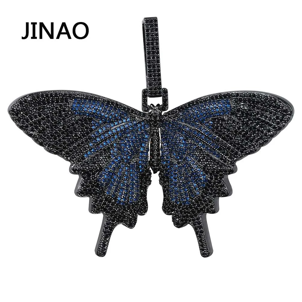 JINAO новые кулоны и ожерелья в виде насекомых с многоцветными бабочками