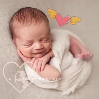 hairline edge pleated cotton and linen wrap light ripple texture newborn photography props baby shooting accessory