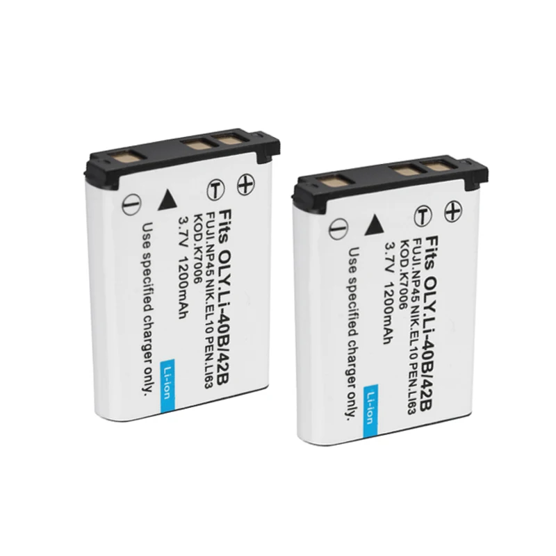 LI42B LI ion аккумулятор 42B LI-42B NP45 np 45 аккумулятор для Fujifilm EN-EL10 RU el10 для nikon для цифровой камеры OLYMPUS U710 FE230 FE340 FE290 FE360 li 40b