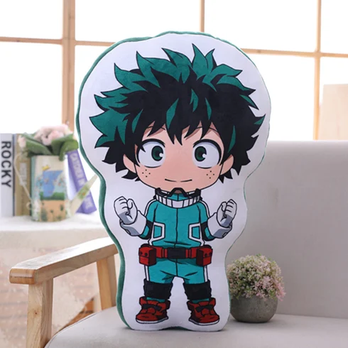 Серый Аниме My Hero Academy Boku No izku Katsuki Todoroki мягкая плюшевая игрушка кукла мягкая подушка Милая - Цвет: Серый