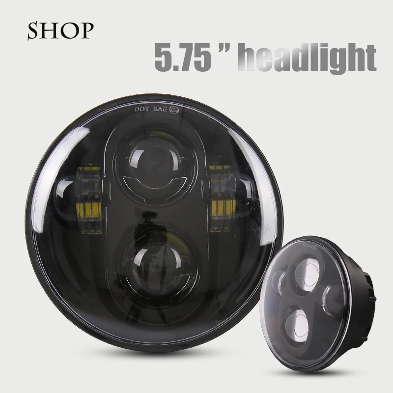 

5 3/4 " For Headlight , 5.75 " New For -David LED Headlamp For Softail Dyna And Sportster Models