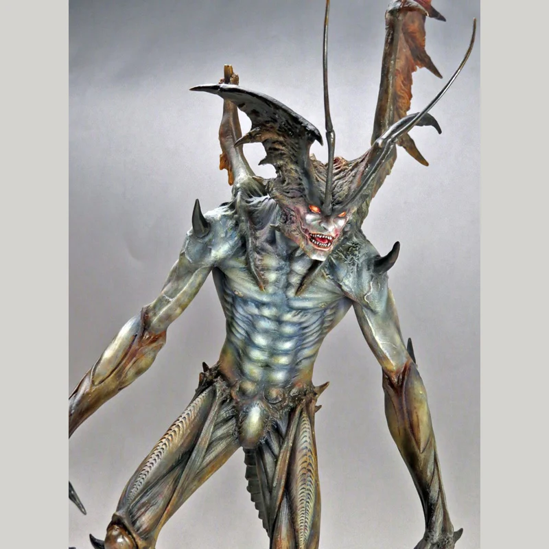 Cool DIY GK hand resin white mold AMON Demon Man Akio Shinya VER Paint Graffiti lovers' favorites | Игрушки и хобби