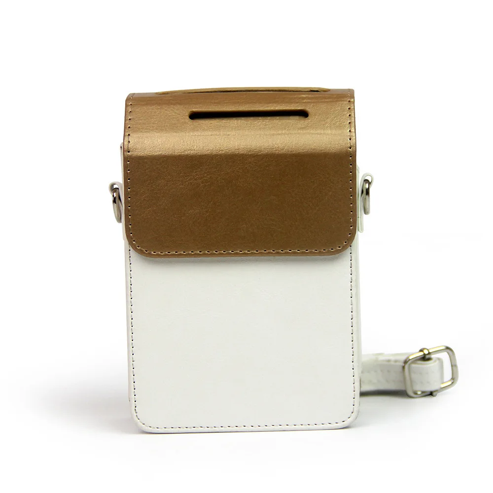 Gold Case Fujifilm INSTAX Share SP-2 смартфон принтер(серебристый/золотистый), Fujifilm Instax Mini Dual Pack мгновенная пленка и чехол - Цвет: Gold Case