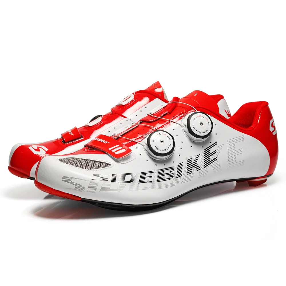 Мужские кроссовки из углеродного волокна sidebike легкие самоблокирующиеся дышащие
