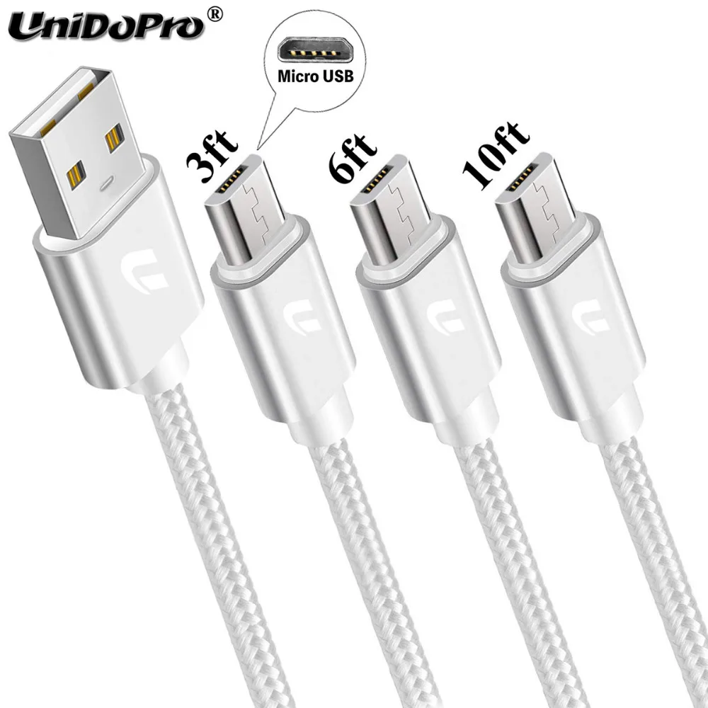 Кабель Micro USB для синхронизации данных и быстрой зарядки Samsung Galaxy S7 S6 Edge J1 J2 J3 J5 J7 Prime