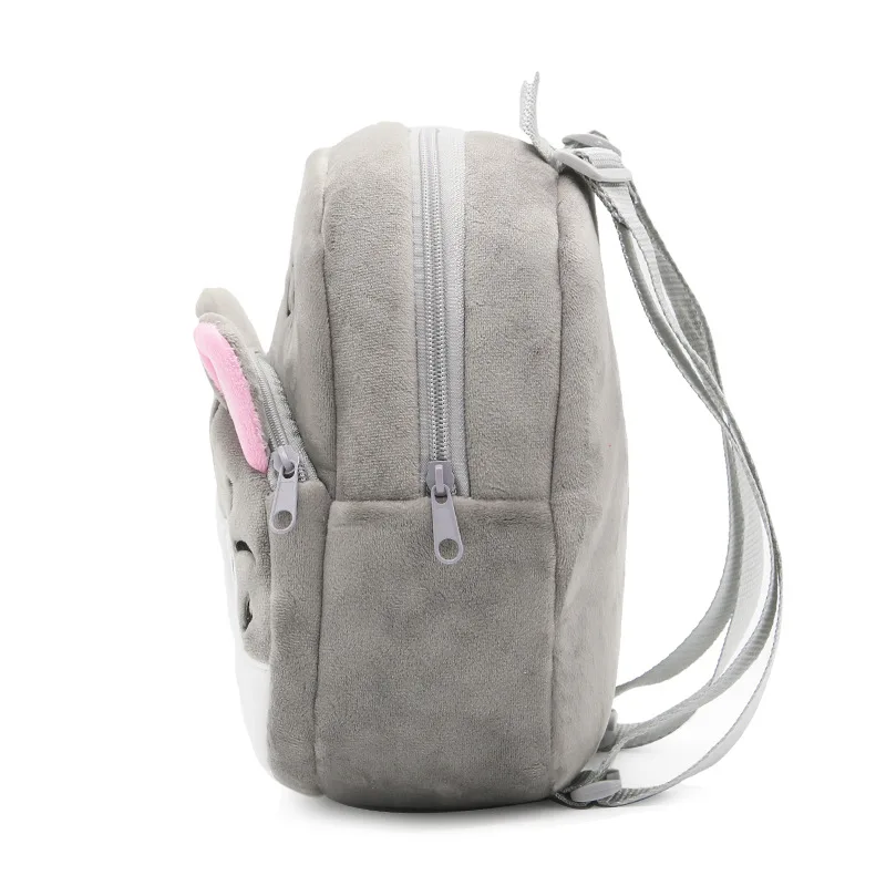 Mini Children school Bag Plush Cute Preschool toddler Backpack For 1 to 3T Girls Kindergarten Kids kitty mochila infantil | Багаж и сумки