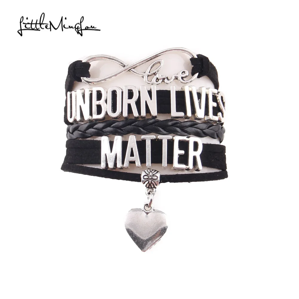 Маленькая MingLou Бесконечная любовь Единорог жизни материя браслет подвеска в виде