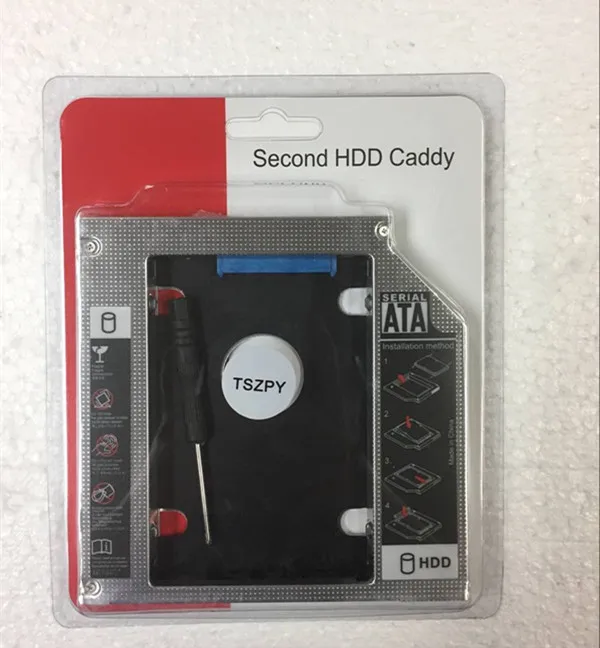

12.7MM 2nd Hard Drive HDD SSD Caddy Adapter for Samsung R518 R480 R522 R540 R580 R730 R780