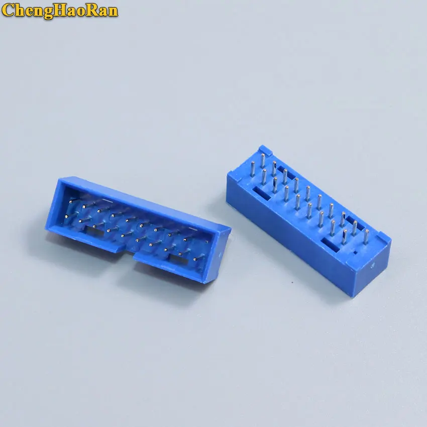 ChengHaoRan 1 шт. USB 3,0 90/180 градусов 20pin 19pin Штекерный соединитель материнской платы chassisplugged пластина IDC 20 контактный коннектор переводник - Цвет: C