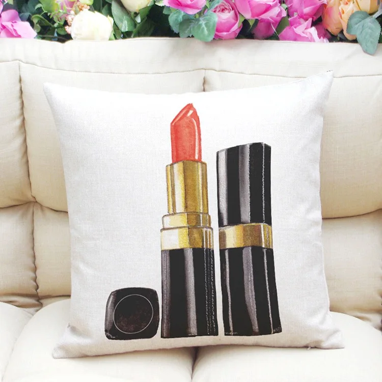 Наволочка бежевым фоном Бесплатная доставка Домой Современная мода помады и