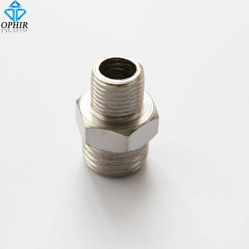 OPHIR 1/8 &quotBSP male-1/4&quot BSP male Airbrush Connector Air Art аксессуары соединители # AC029 | Красота и