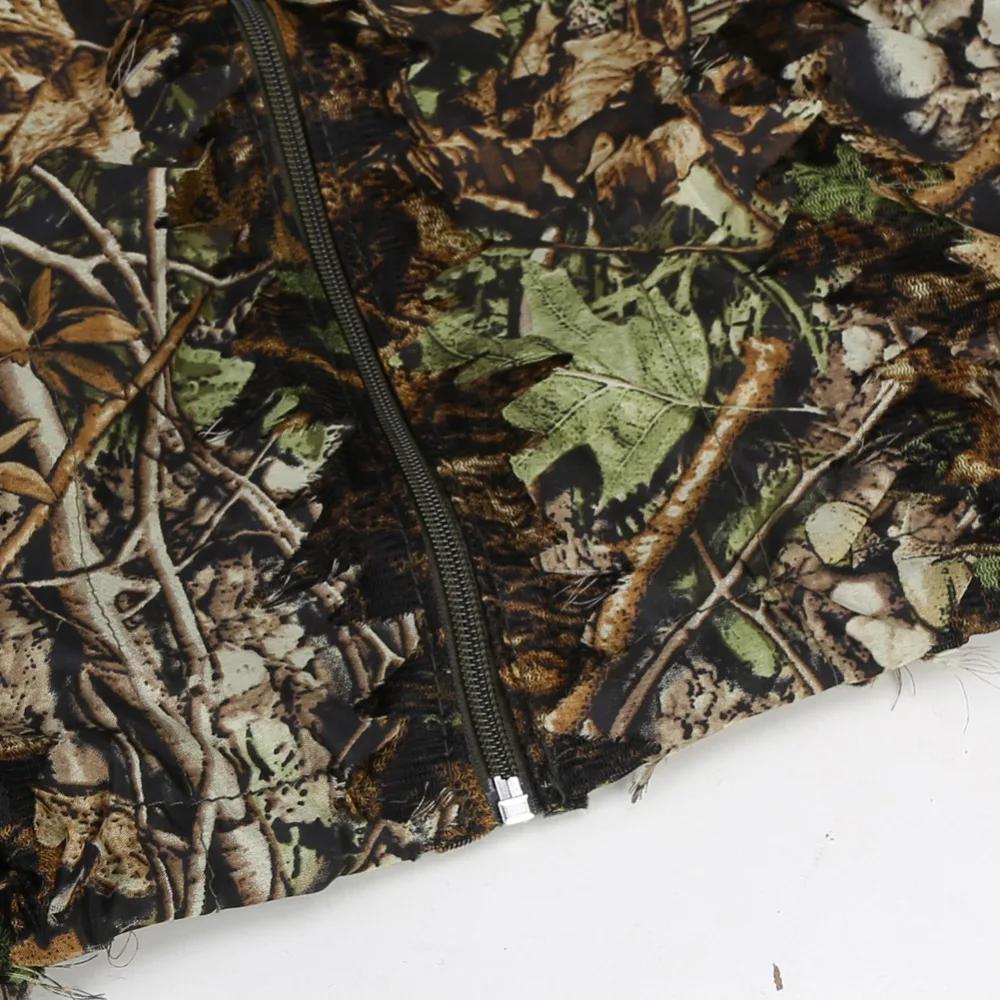 Открытый 3D листья листьев камуфляж одежда джунгли лесной Охота Ghillie костюм