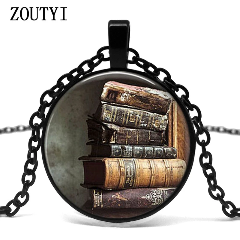 2018/Новая модная подвеска в виде старинных книг ожерелье винтажная книга