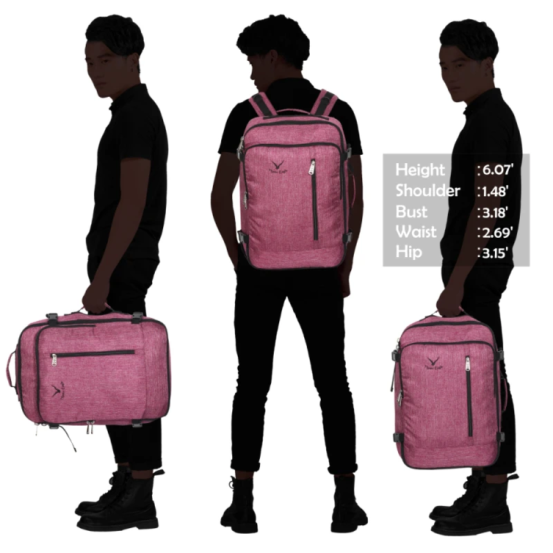 Hynes Eagle брендовая Дизайнерская обувь 38L полет утвержден Weekender Carry on рюкзаки для