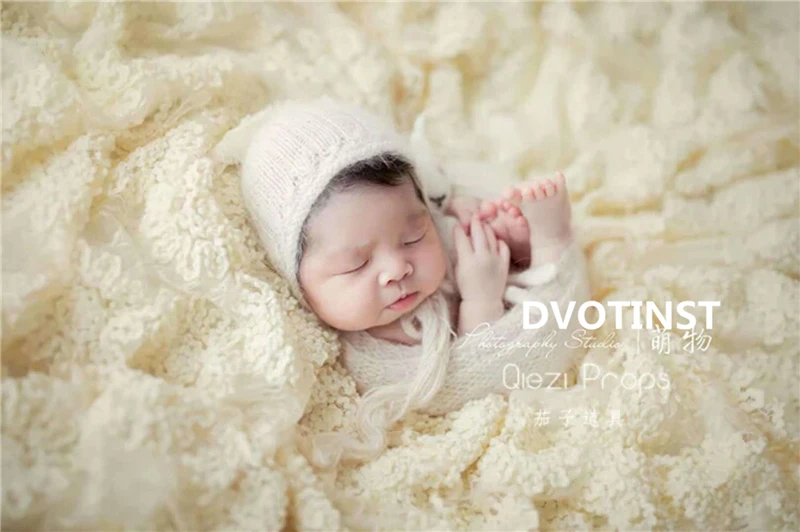 Реквизит для фотосъемки новорожденных Dvotinst фон с цветами одеялом задний коврик