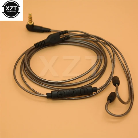 Кабель для наушников Shure SE215 SE425 SE535 SE846 UE900 с микрофоном