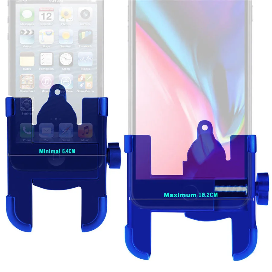 

Universal Bicycle Motorcycle Phone Holder Stand 360 Rotating Bike Handlebar Clip Bracket Holder for iPhone Samsung Xiaomi Phones