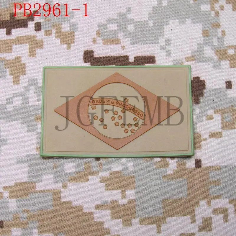 3D ПВХ патч с национальным флагом Бразилии|3d pvc patch|patches patchesnational flag patches |