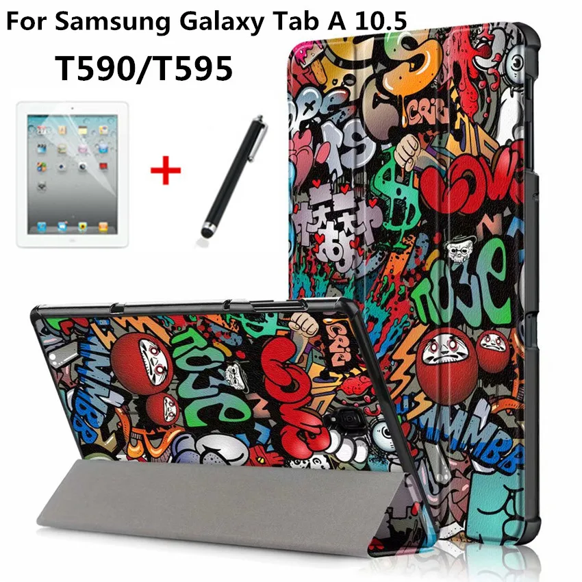 Чехол подставка для планшетов Samsung Galaxy Tab A 2018 _ T590 T595 10 5 дюйма с пленкой и