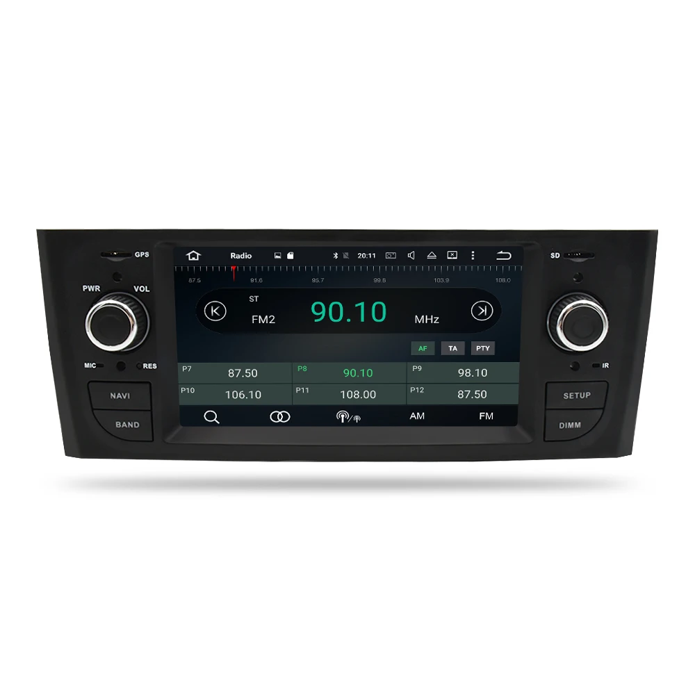 Android 9,0 4G ram Автомобильный DVD стерео головное устройство для Fiat Grande Punto Linea 2007 2008 2009 2010 2011 2012 авто радио gps навигация