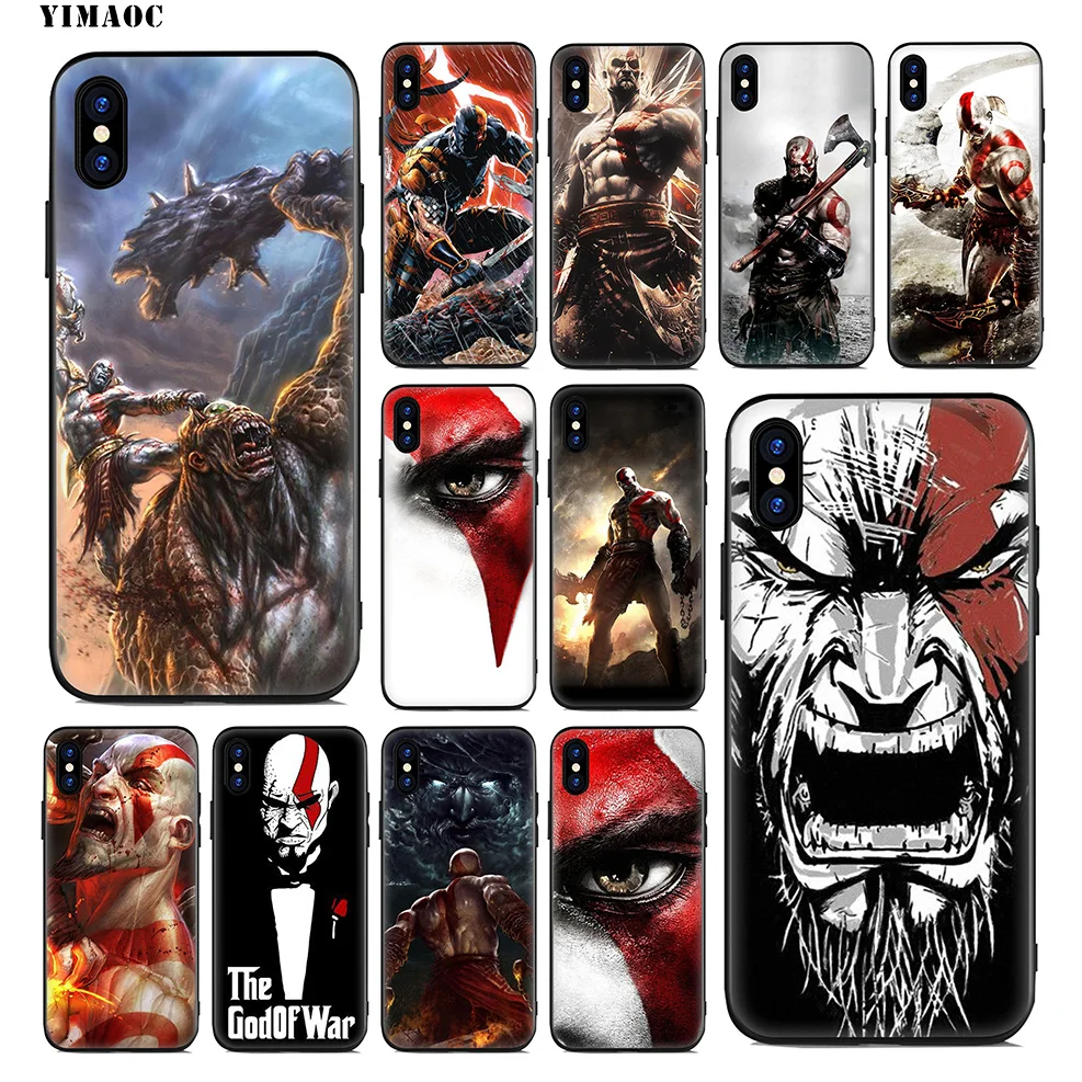 Мягкий силиконовый чехол YIMAOC God of War для iPhone 11 Pro Xr Xs Max X или 10 8 7 6 6S Plus 5 5S SE |