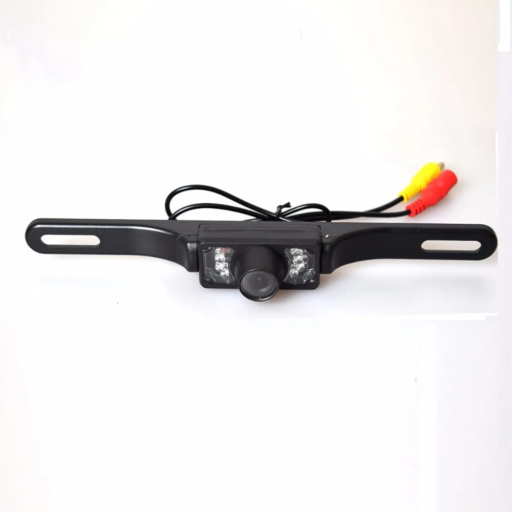 

Car Auto Waterproof License Plate Mount Rear View Backup Camera 170 Degree Wide Angle With IR LED Night Vision
