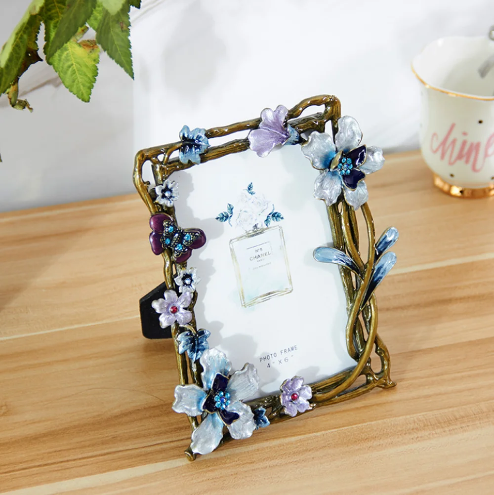 Металлическая креативная фоторамка в стиле ретро 7 дюймов детские фоторамки