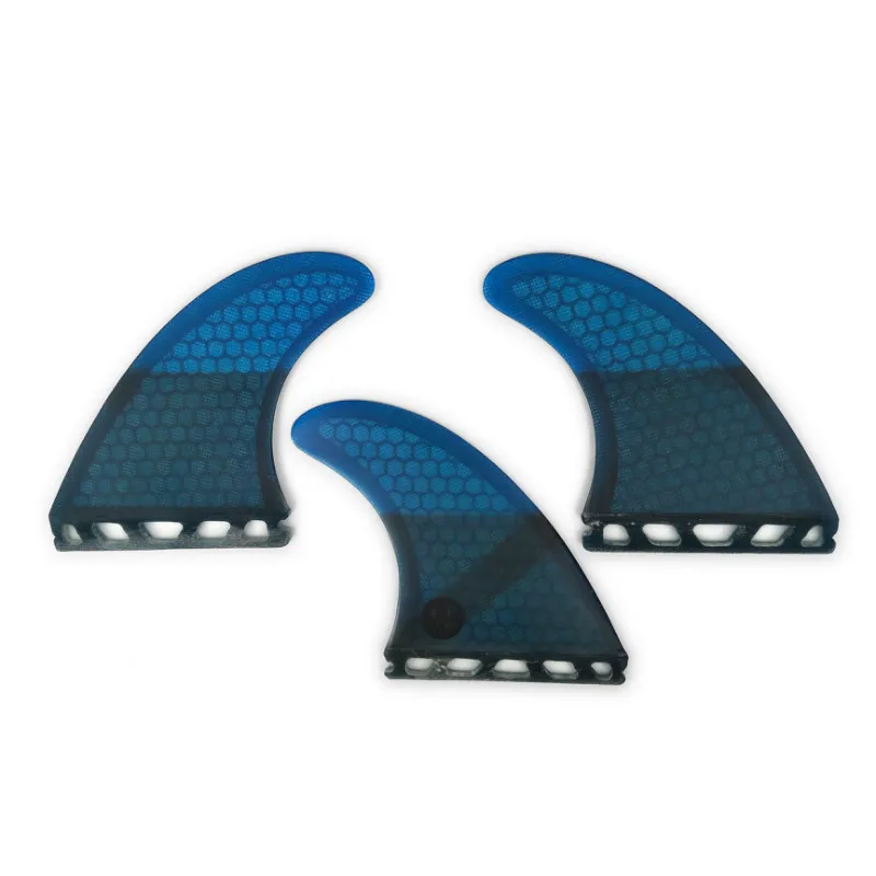 Tri-quad fin set Future G5+ GL плавники для серфинга плавники синего цвета для серфинга плавник с Сотами стекловолокна