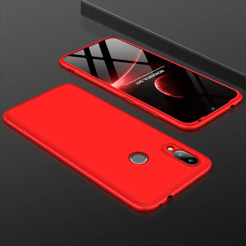 TWISTER.CK для Redmi 7 Ультратонкий ПК задняя крышка нескользящий ударопрочный 360
