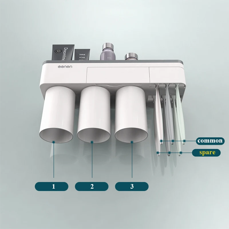 1 Набор держатель для зубной пасты и щетки аксессуары ванной комнаты ящик