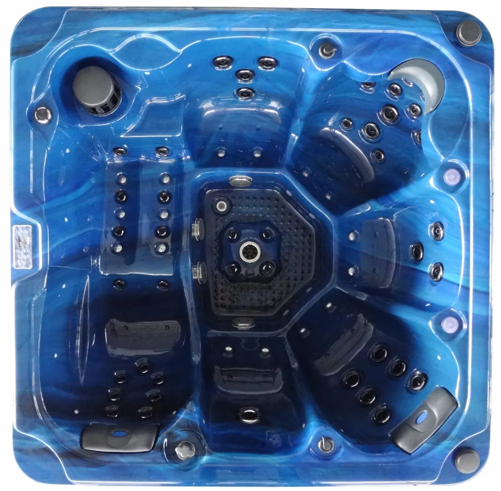 102 Горячая продажа в земле гидромассажная Ванна для 6 человек с 1 шезлонгом|hot tub