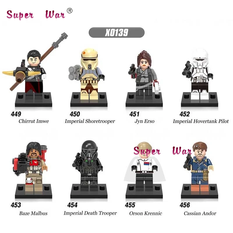X0139 1 комплект серии 3 Leia Skywalker Yoda C3PO R2D2 Дарт Вейдер строительные блоки игрушки для детей - Цвет: X0139