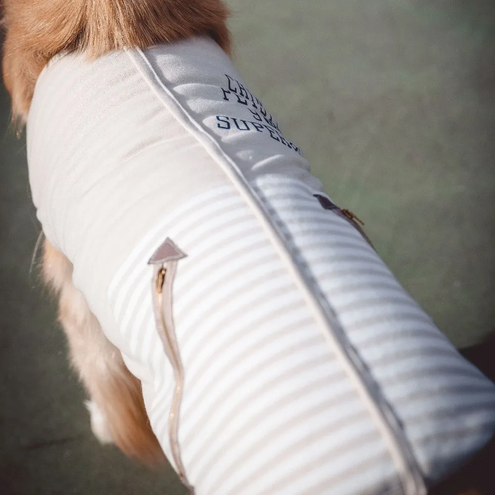 Зимняя теплая флисовая толстовка с капюшоном для больших собак жилет одежда