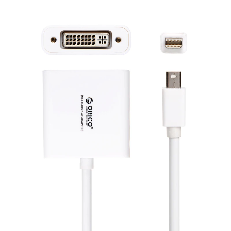 Кабель переходник ORICO Mini с дисплеем на DVI для Apple MacBook Air Pro iMac Mac|display port to dvi|cable adaptermini