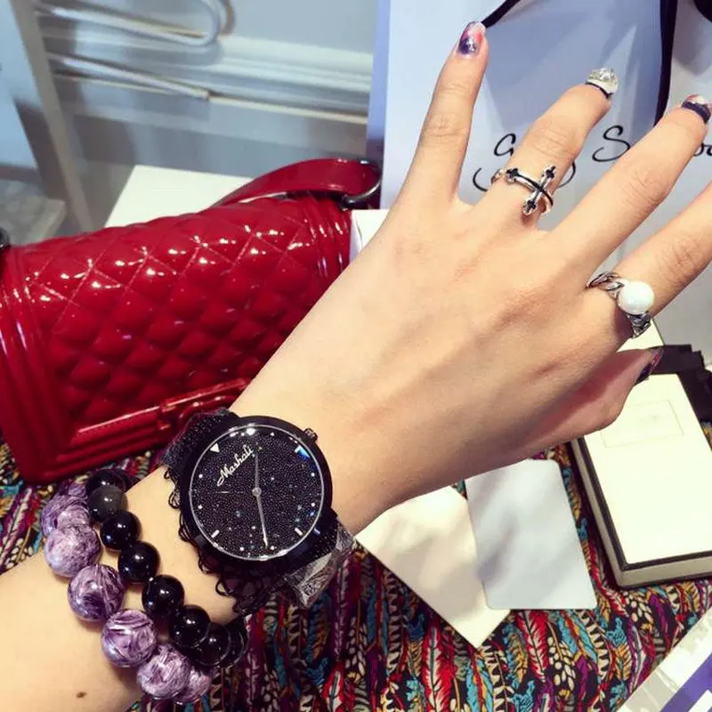 Lady Woman Wrist Watch Quartz Hours Best Fashion Dress Korea Bracelet Metal Band Tassels Girl Birthday Gift reloj mujer | Наручные часы