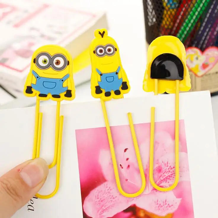 Желтый Миньоны Мультфильм Большой Размер Клип Закладки Рекламных Сувениров