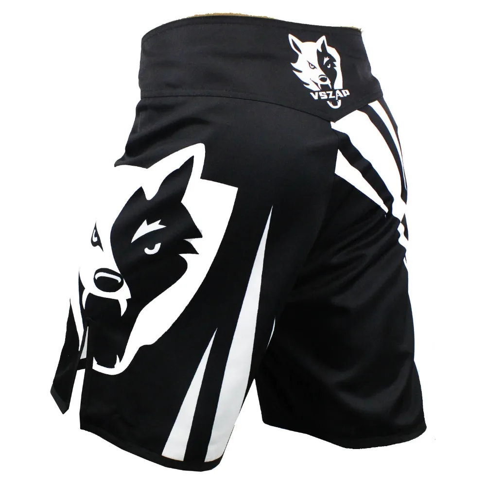 VSZAP Pantalon ММА бои боксерские шорты Одежда для движения хлопок свободный размер тренировочные шорты для кикбоксинга Муай Тай мужские ММА шорты