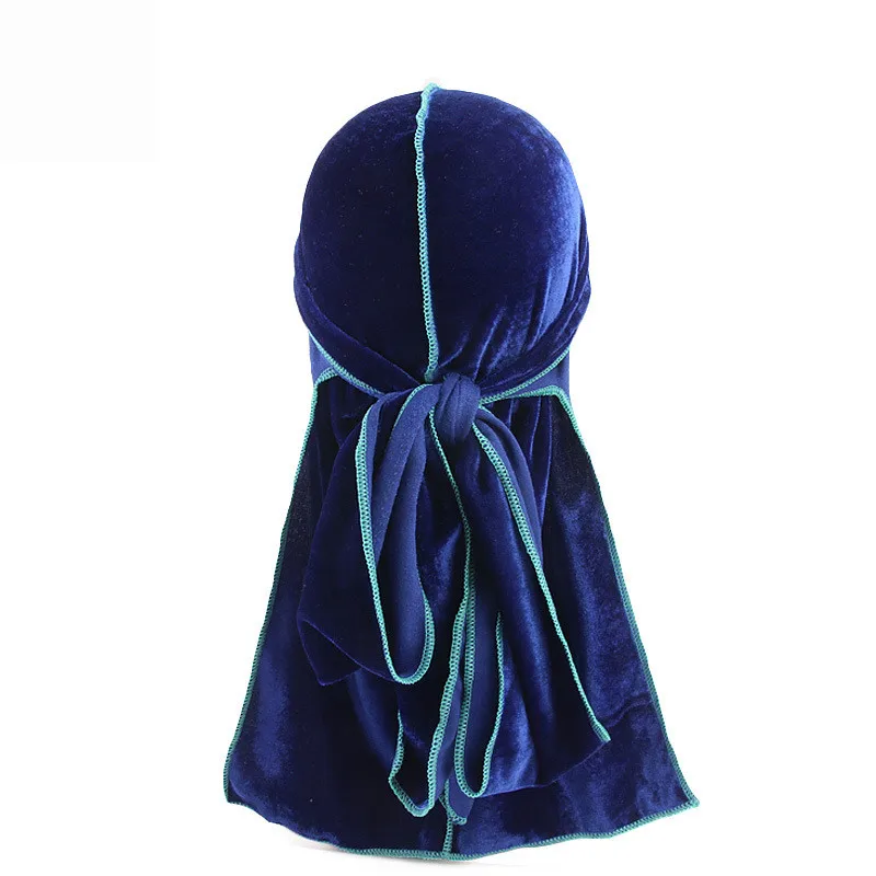 Мужской головной убор Durag волнистый головная повязка пиратский женский модный