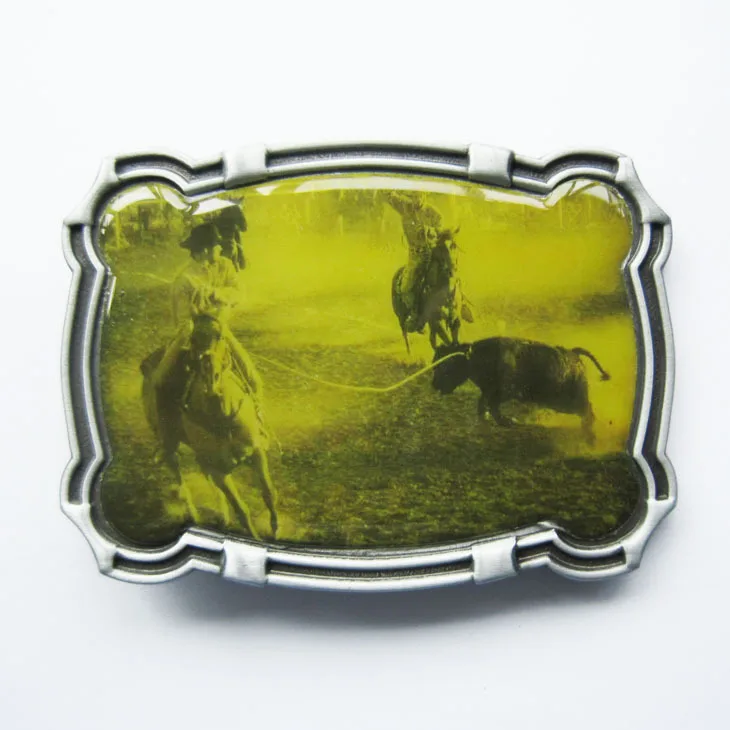 Розничная продажа Бык Родео ковбойский ремень с пряжкой стандартная Бесплатная