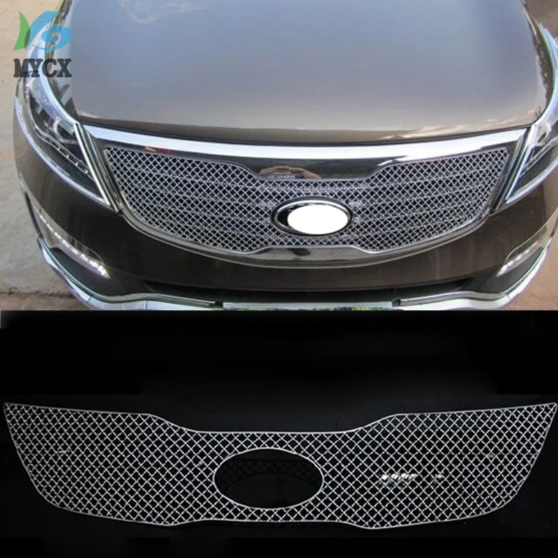 Высококачественная передняя решетка из нержавеющей стали для гонок kia Sportager 2011-2015