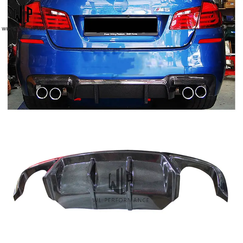 5 series F10 F18 углеродное волокно 3D задний спойлер для refit MT M5 car body kit 2011 2017