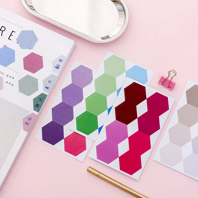 Creative Gradient Color Index Classification Sticker Marker Label | Канцтовары для офиса и дома