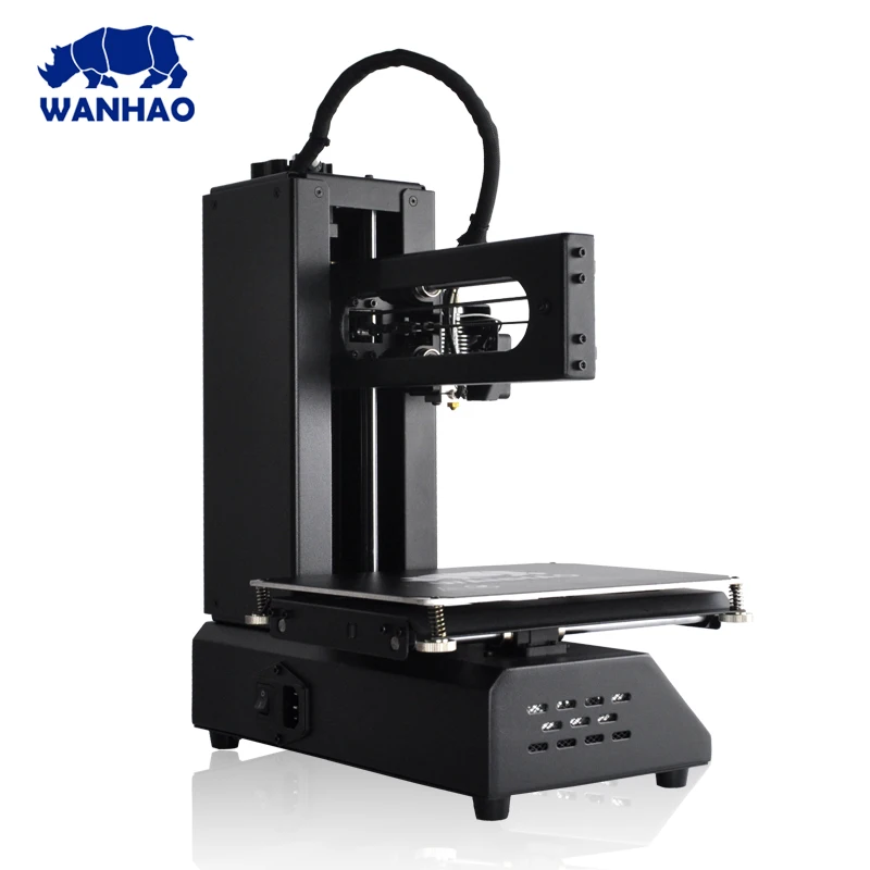 Wanhao Дубликатор i3 мини 3d принтер, DIY 3d принтер с более дешевой/низкой ценой, настольный FDM 3d принтер с поддержкой PLA нити