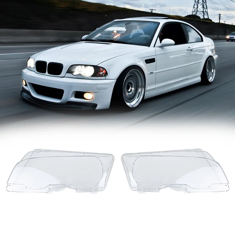 New Headlight Glass lampshade Headlight Lens Shell Cover For Mercedes Benz W203 C-Class 2000-2004 Car Accessories