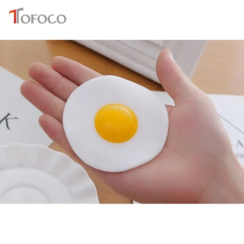 TOFOCO 9 см забавная мягкая искусственная кожа антистресс яйцо сжимаемая