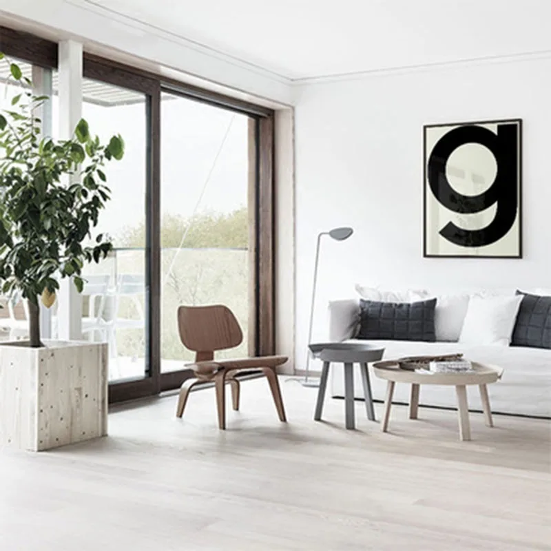 Fog Black White Gray Forest Letter Simple Style Nordic Modern Artistic Beauty Art Picture Canvas Posters for Home Decoration | Дом и сад