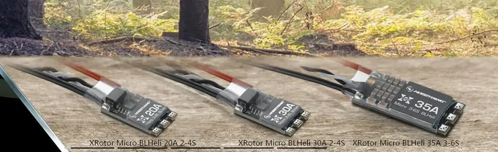 Hobbywing XRotor Micro 20A / 30A 35A BLHeli Mini ESC поддерживает OneShot для FPV гоночного квадрокоптера