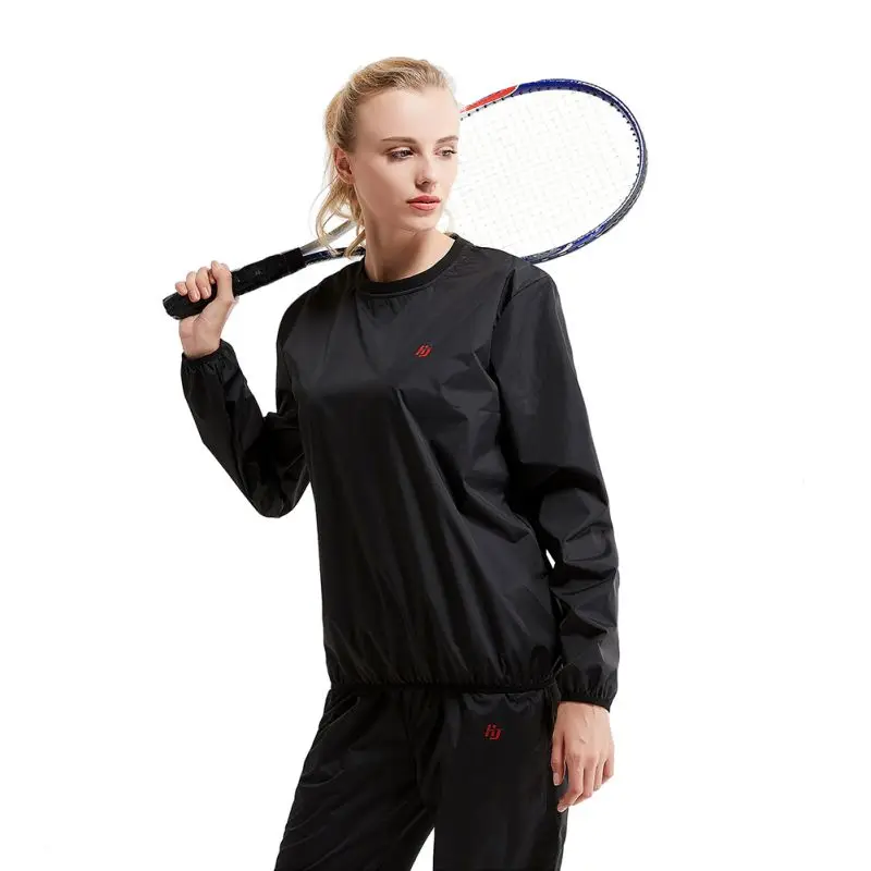 

2019 Weight Loss Fitness Suit Set Pants Shirt Woman Slimming Pants Women Sauna Suit Sauna Pants Sets